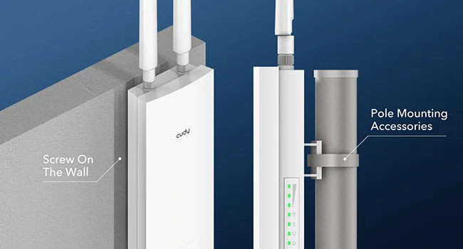 CUDY LT500 Outdoor 4G LTE Cat 4 AC1200 Modem Router with SIM Slot, IP65 and PoE - Image 17