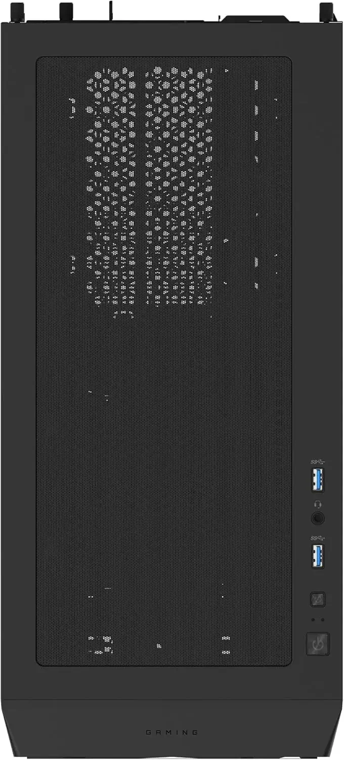 GIGABYTE C102G Glass Mid-Tower Gaming Case Black - Thumbnail 7