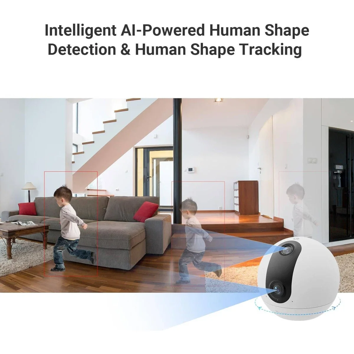 Ezviz C60p Dual Mix Smart Home Wi-Fi Camera 2K Dual-Lens 360° White - Image 4