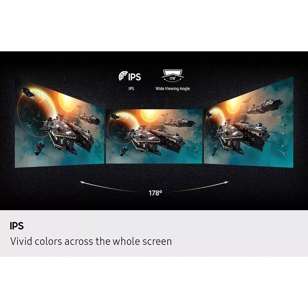 شاشة Samsung Odyssey G5 FG532 للألعاب 27 إنش مسطحة IPS 2K 200 هرتز 1 مللي ثانية LS38FG532 - Image 9