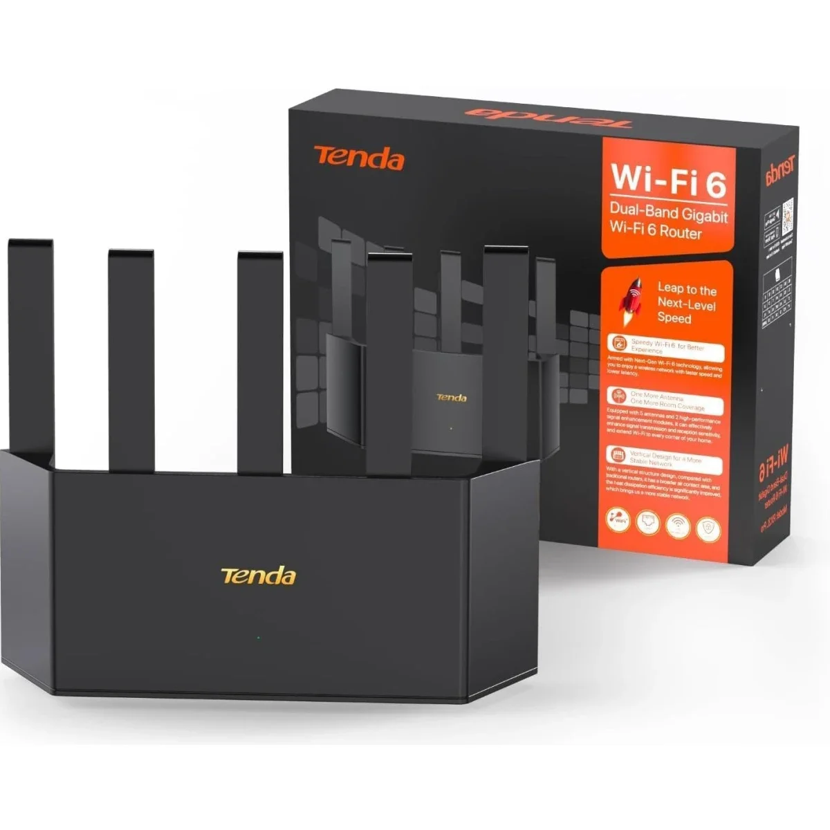Tenda TX2L Pro AX1500 Dual-Band Gigabit Wi-Fi 6 Router