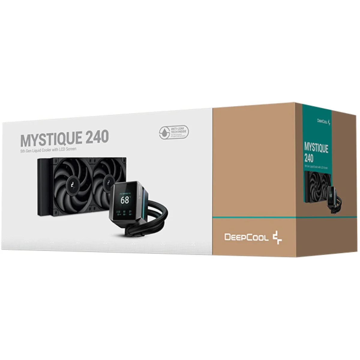 DeepCool MYSTIQUE 240 LCD Liquid Cooler 240mm 5th Gen Pump 3400RPM