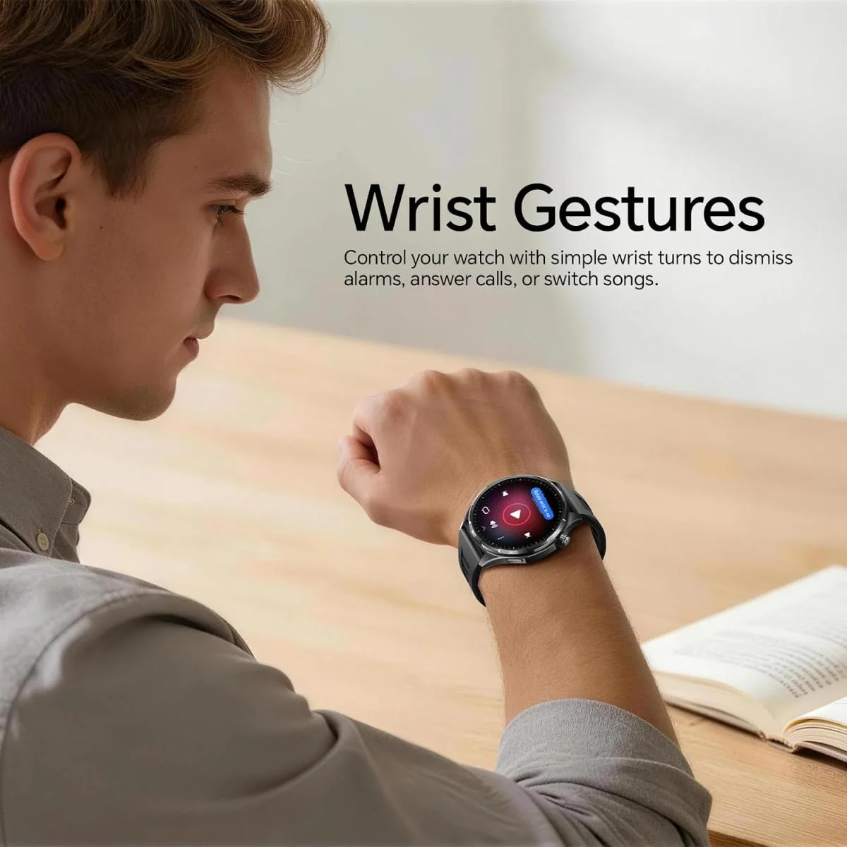 HONOR Watch 6 Smartwatch 1.46-inch AMOLED, 35-Day Battery, 5ATM IP69, Brown - Thumbnail 10