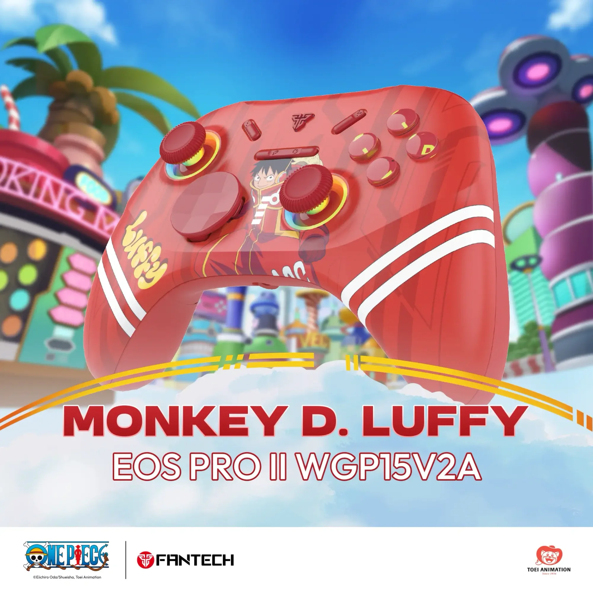 Fantech EOS II PRO WGP15V2A ONE PIECE Luffy Egghead Edition Wireless Gamepad - Image 3