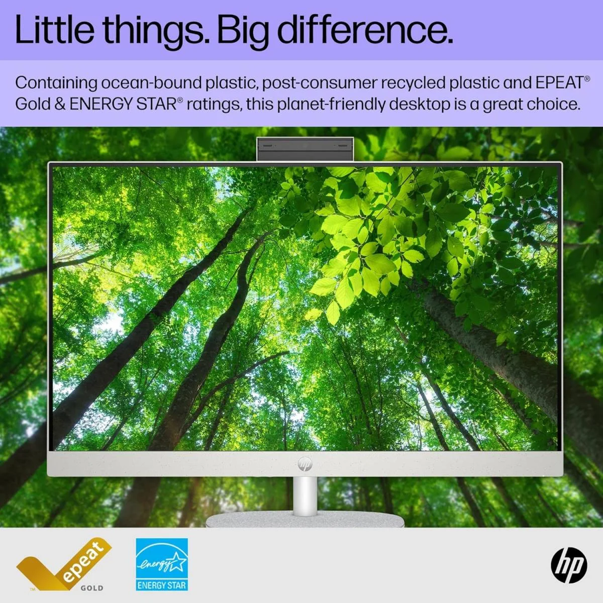كمبيوتر الكل في واحد HP 24-cr1032ne بمعالج Core Ultra 7 155U وذاكرة 8GB وتخزين 512GB وشاشة IPS FHD 23.8 إنش أبيض Shell - Image 7