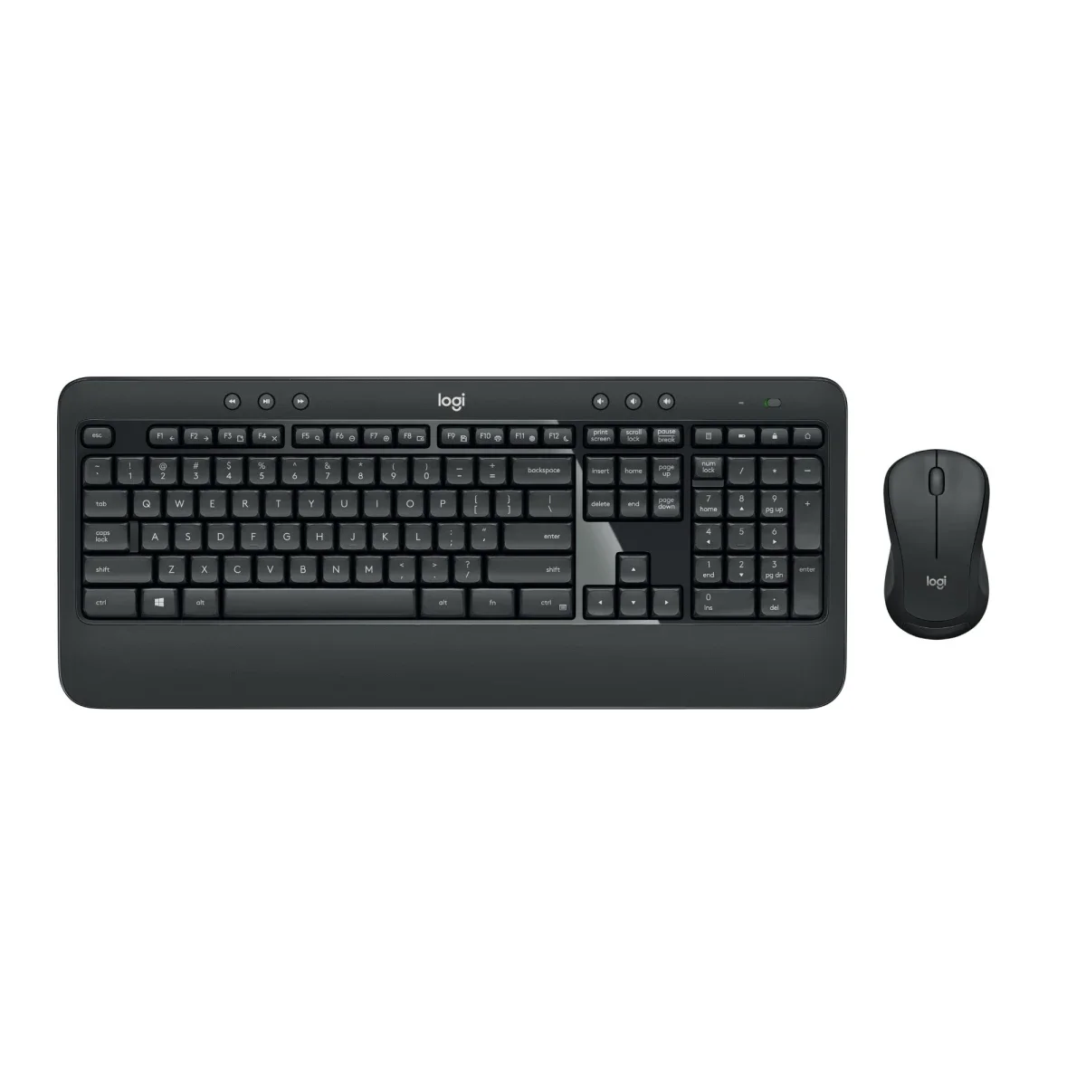 مجموعة لوحة مفاتيح وفأرة لاسلكية Logitech MK540 مع مستقبل USB Unifying وتخطيط عربي/إنجليزي - Image 2