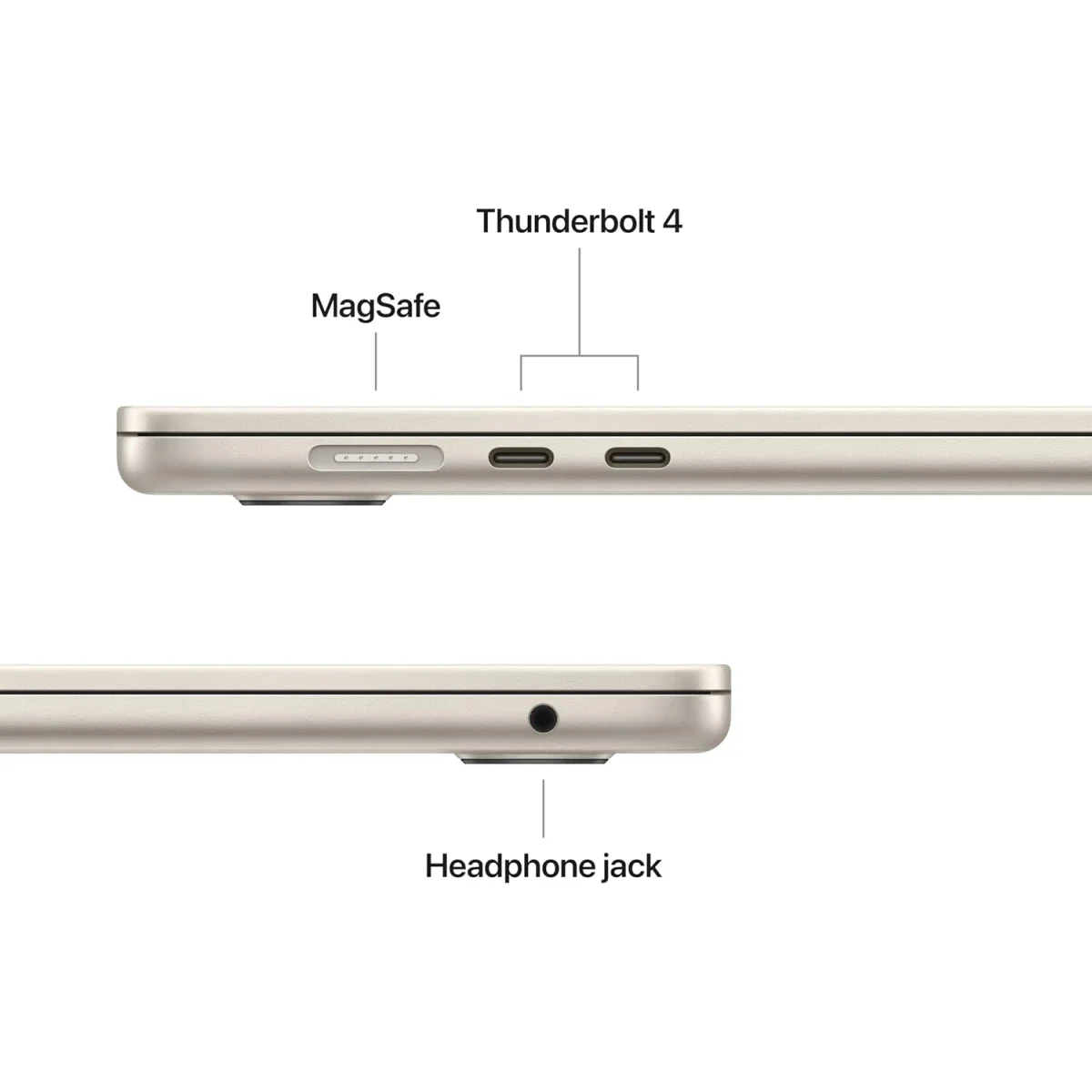 لابتوب Apple MacBook Air 15 (2026) M5 بسعة 512GB وذاكرة 16GB ومعالج 10-Core CPU ورسوميات 10-Core GPU لون Starlight - Image 7