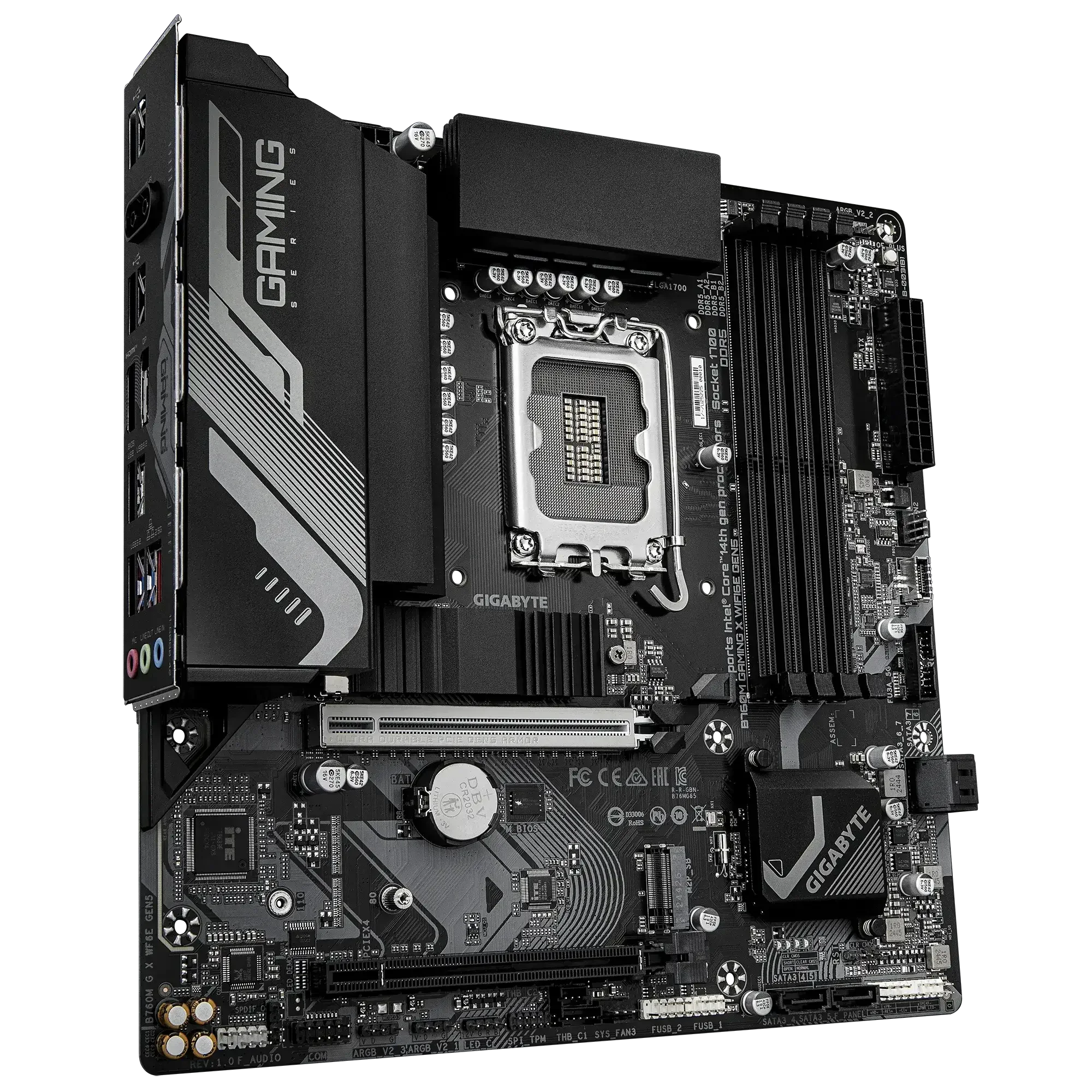 GIGABYTE B760M GAMING X WiFi 6E Bluetooth Gen5 DDR5 Motherboard - Thumbnail 3