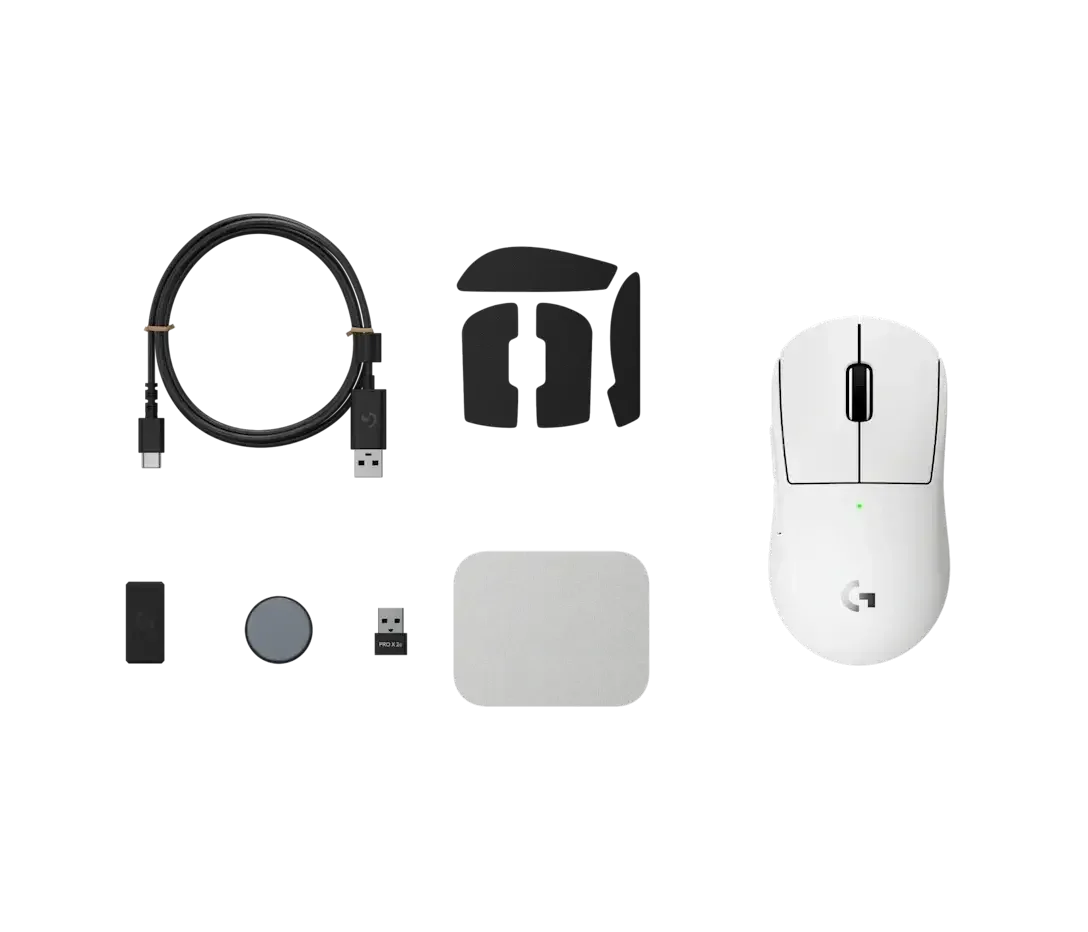 ماوس ألعاب Logitech PRO X SUPERLIGHT 2c لاسلكي LIGHTSPEED - أبيض - Image 2