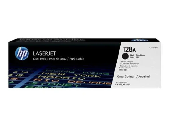 HP CE320A 128A Original Black Laser Toner Cartridge - Thumbnail 7