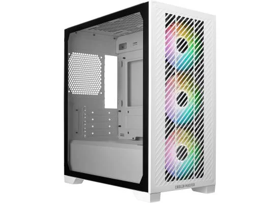 هيكل ألعاب Cooler Master Elite 301 أبيض Micro-ATX ARGB ميني تاور - Image 3