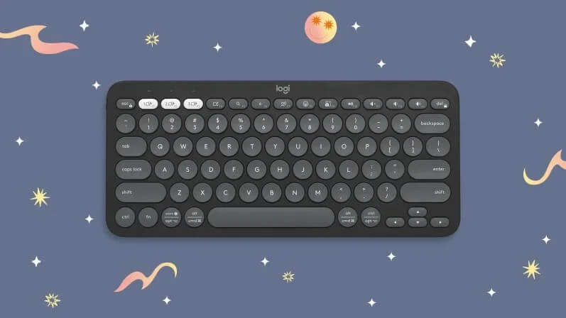 كيبورد Logitech K380S Pebble Keys 2 Slim بلوتوث - Graphite - Image 4
