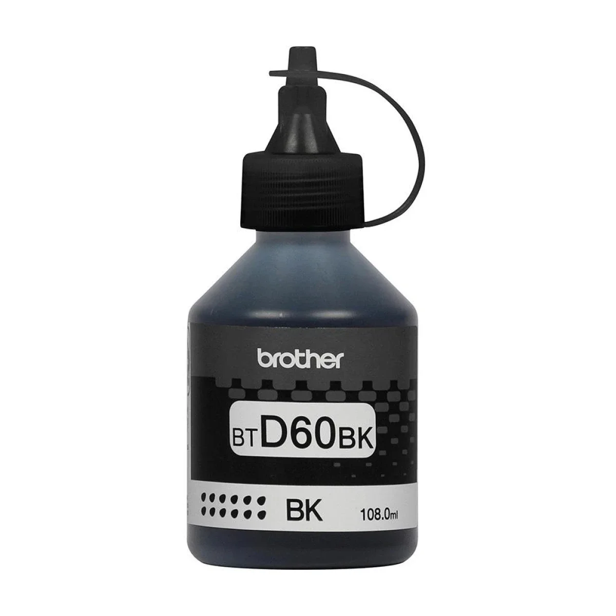 زجاجة حبر BROTHER BT-D60BK أصلية باللون الأسود 108 مل