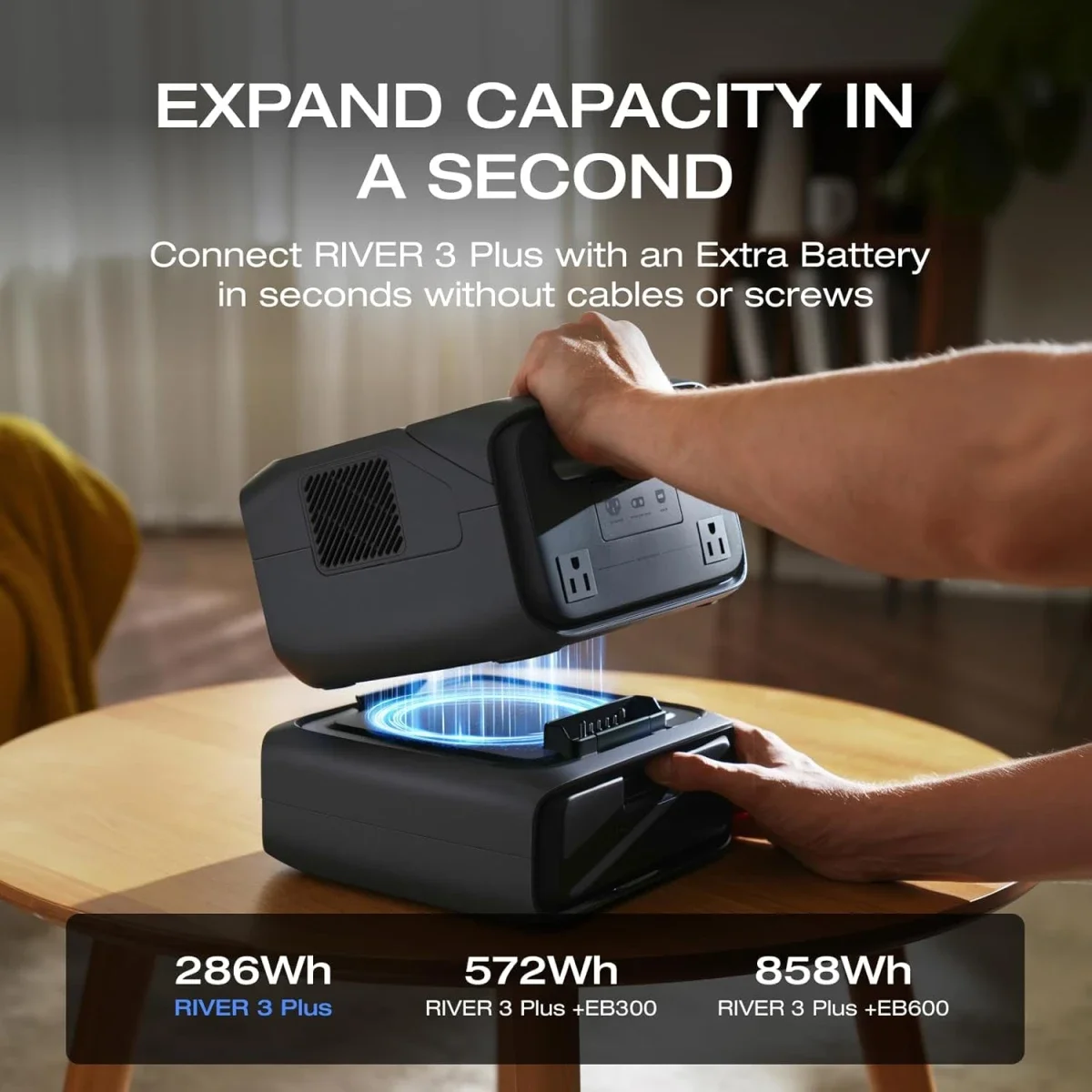 EcoFlow RIVER 3 Plus Portable Power Station 245Wh 600W - Thumbnail 5