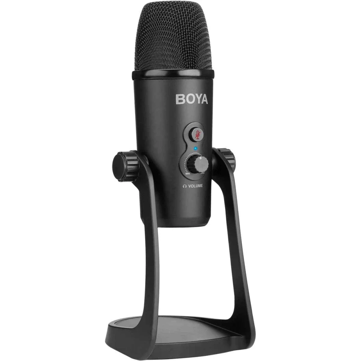 Boya BY-PM700 Multi-Pattern USB Microphone with 16-Bit/48kHz Audio - Black