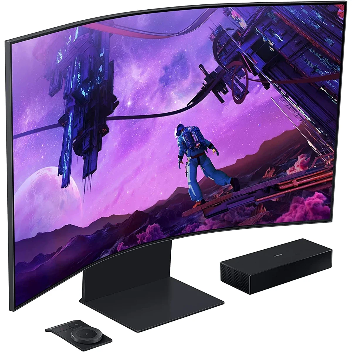 Samsung Odyssey Ark 55-Inch Curved 4K UHD 165Hz Gaming Monitor - Thumbnail 5