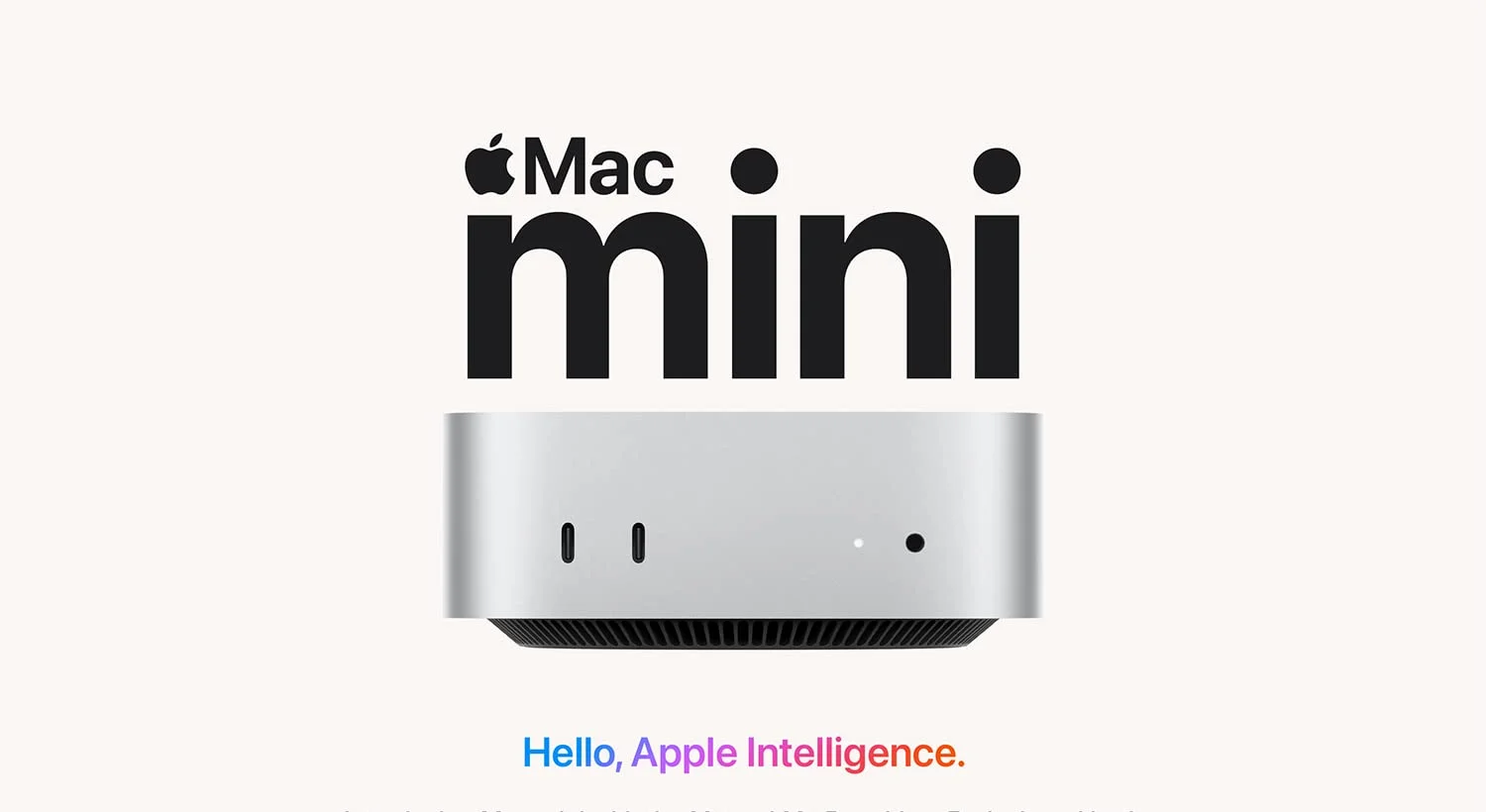 كمبيوتر صغير Apple Mac Mini (2024) M4 رام 16GB SSD 512GB جيجابت إيثرنت - Thumbnail 6