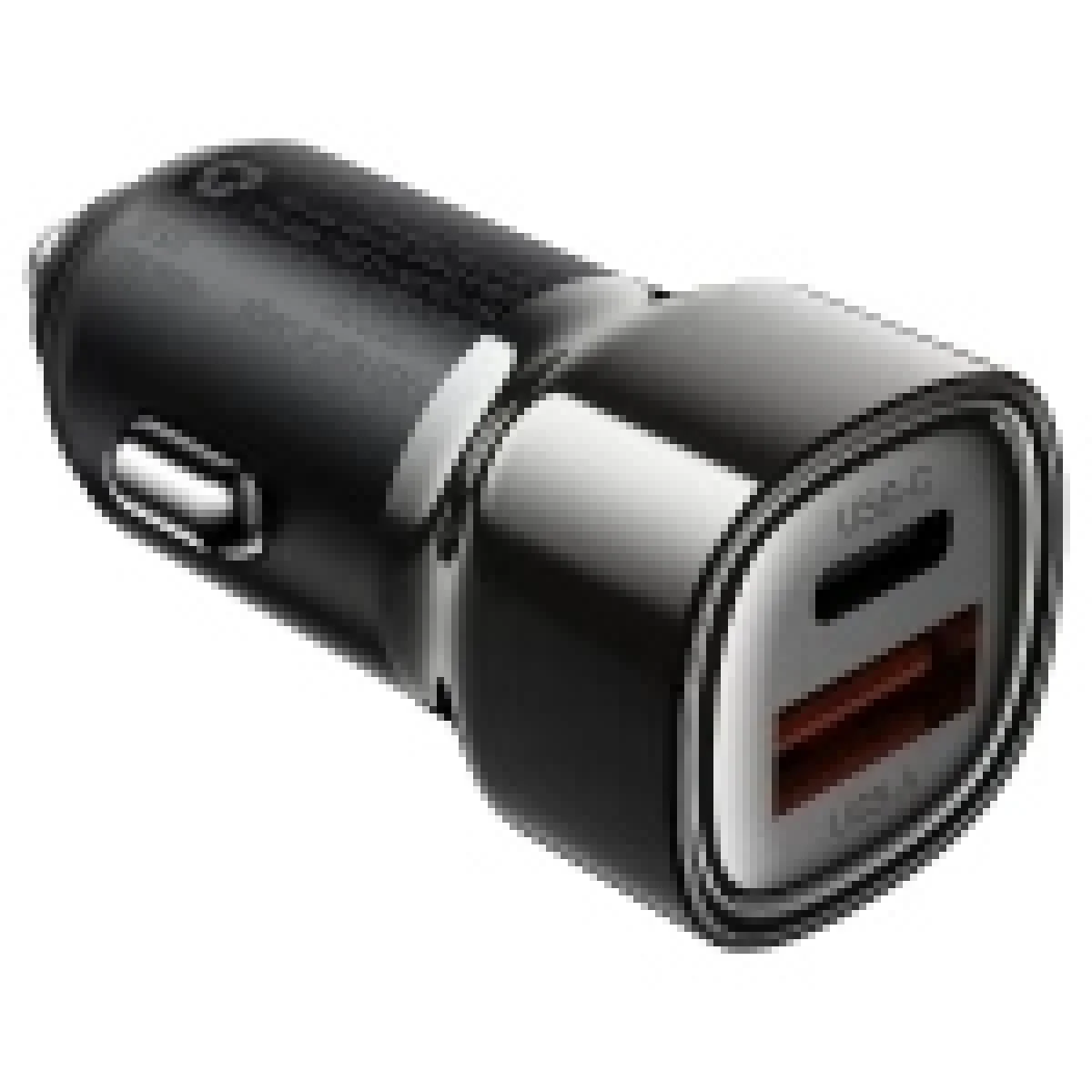 شاحن سيارة ACEFAST B20 سريع 45 واط بمنفذي USB-C وUSB-A - رمادي معدني - Thumbnail 2