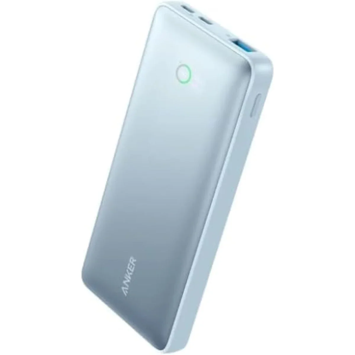 باور بانك Anker 533 A1249 PowerCore 25W بسعة 10000 مللي أمبير ساعة و3 منافذ أزرق