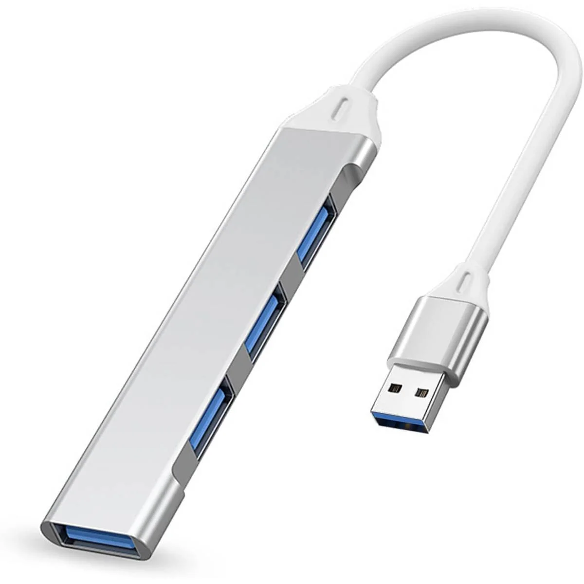4-Port USB Hub Adapter with 1 USB 3.0 and 3 USB 2.0 Ports - Image 2