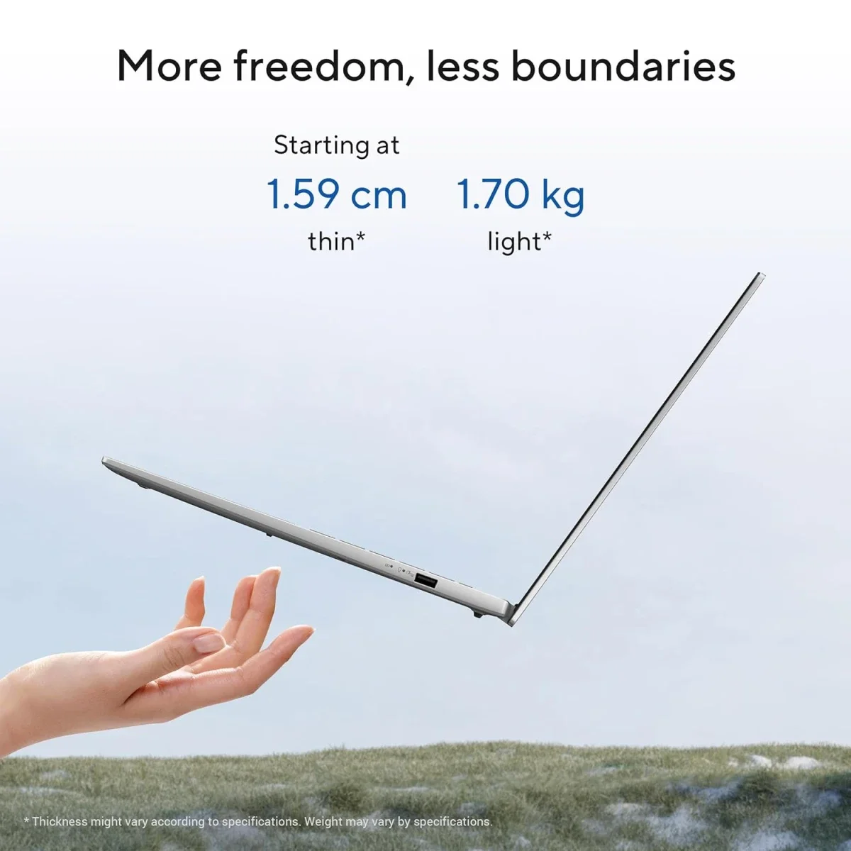 Asus Vivobook S16 (2025) S3607CA Laptop 16-Inch WUXGA IPS 144Hz Core Ultra 7 255H 16GB RAM 1TB SSD Matte Gray - Image 2