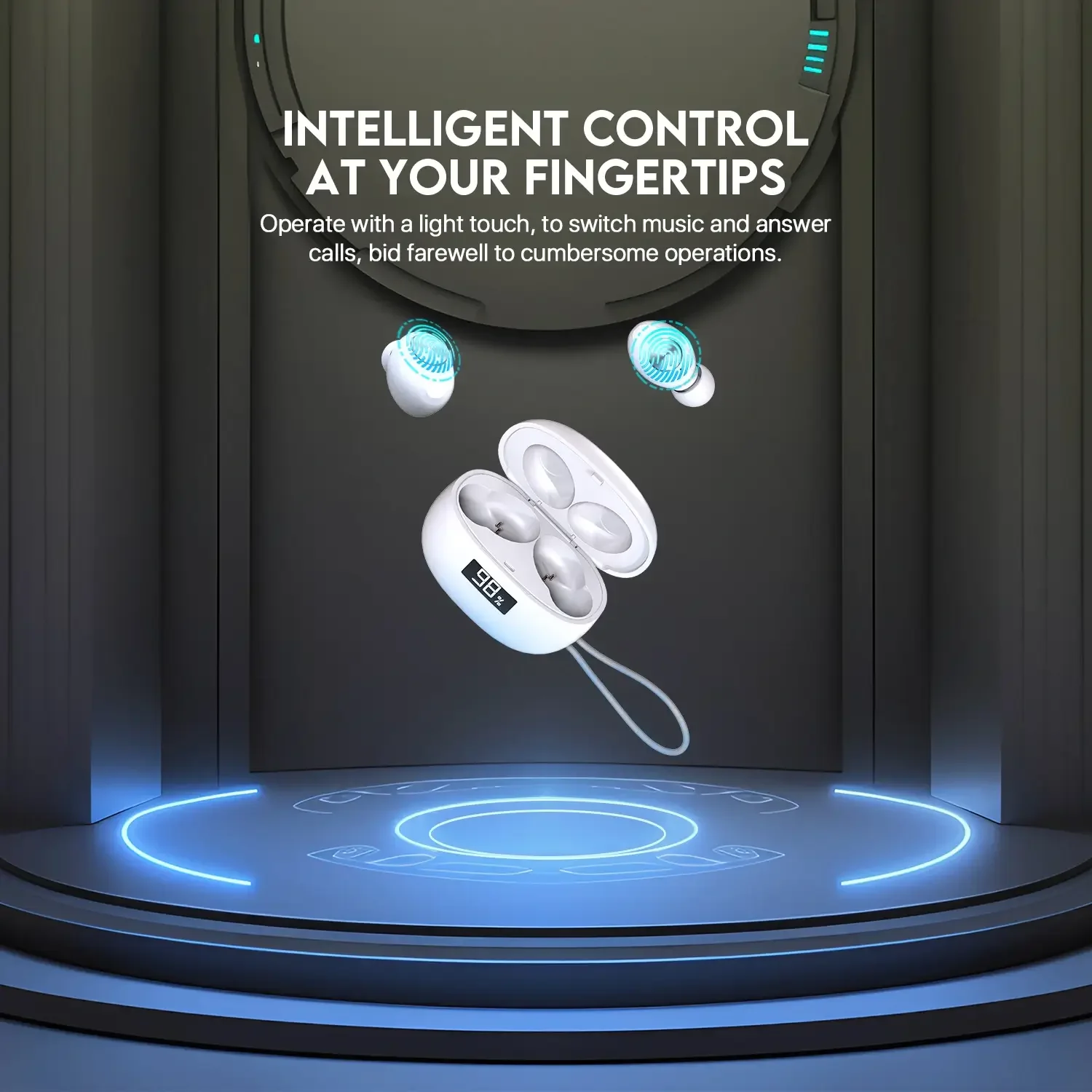 Fantech WAVE 14 TW14 True Wireless Earbuds White - Thumbnail 6