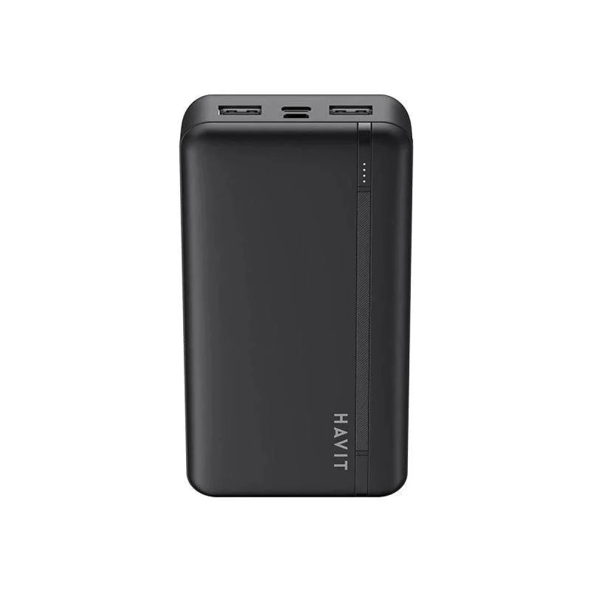 HAVIT PB91 20000mAh Power Bank with Dual USB-A Outputs - Black - Thumbnail 2