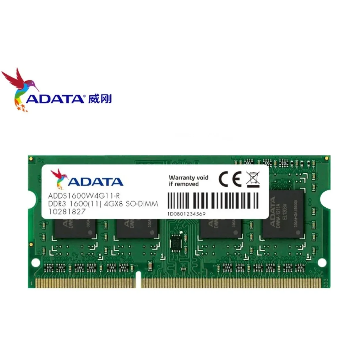 رام لابتوب ADATA Premier 4GB DDR3L 1600MHz - Thumbnail 2