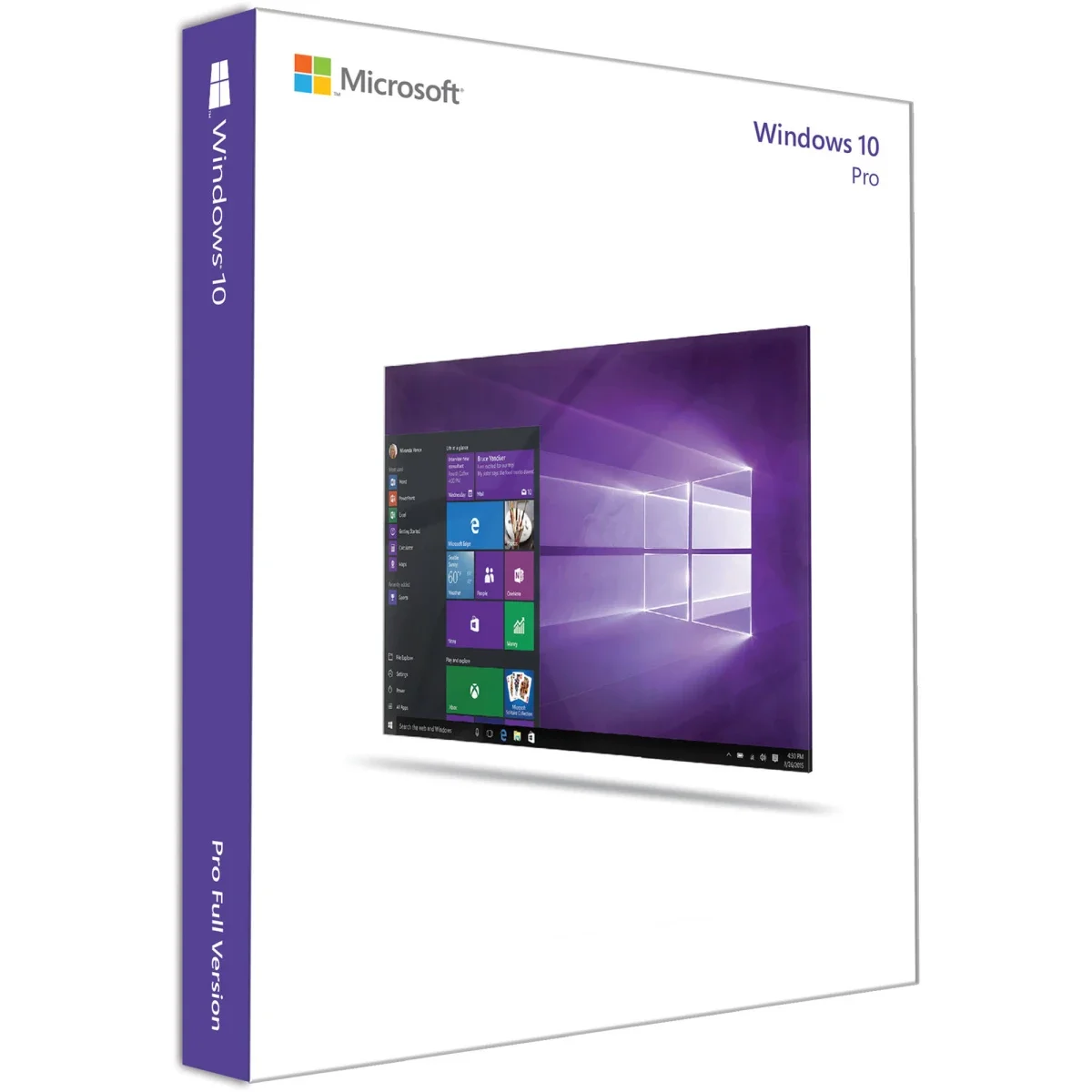 نظام تشغيل Microsoft Windows 10 Pro إصدار احترافي 64 بت باللغة الإنجليزية الدولي - حزمة واحدة