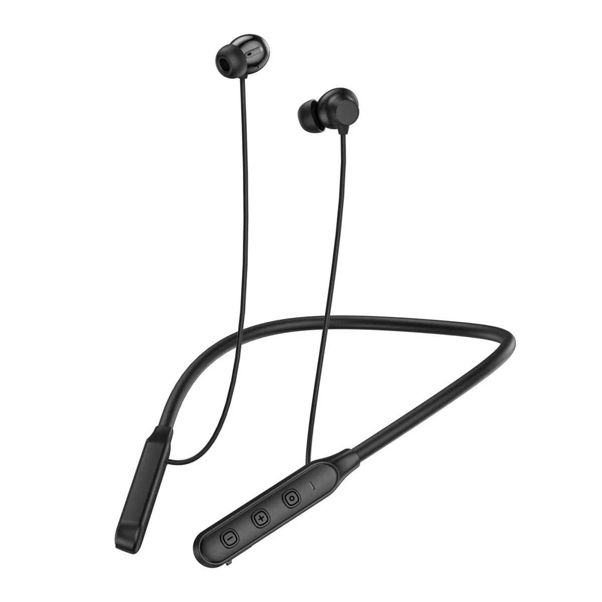 WIWU GB01 Flex Wireless Earphones, Bluetooth 4.2, Hi-Fi Clear Sound, Up to 30 Hours Battery - Black - Image 6