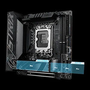 لوحة أم Asus ROG Strix Z790-I Gaming WiFi 6E LGA 1700 Mini-ITX - Thumbnail 10