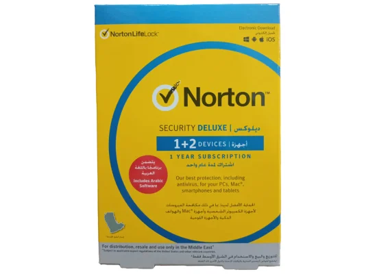برنامج حماية الكمبيوتر Norton AntiVirus Deluxe لـ 1+2 مستخدم لمدة سنة لويندوز - Thumbnail 2
