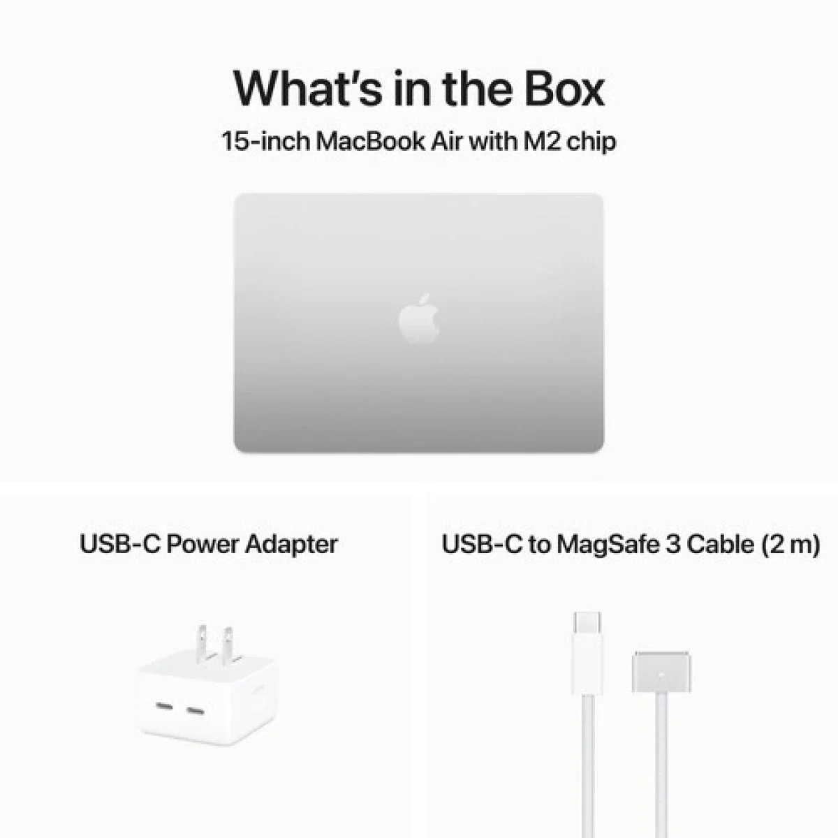 لابتوب Apple MacBook Air 15 (2023) M2 سعة 256GB رام 8GB بمعالج 8-Core CPU ورسوميات 10-Core GPU مقاس 15.3 إنش فضي - Thumbnail 7