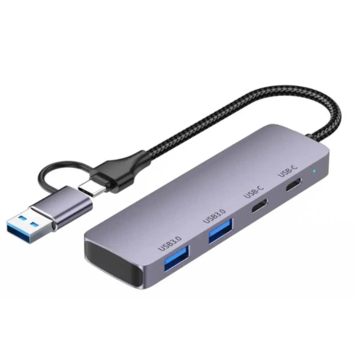 HAING HI-3002-TUH USB 3.0 Type-C 4-Port Multi-Function Hub