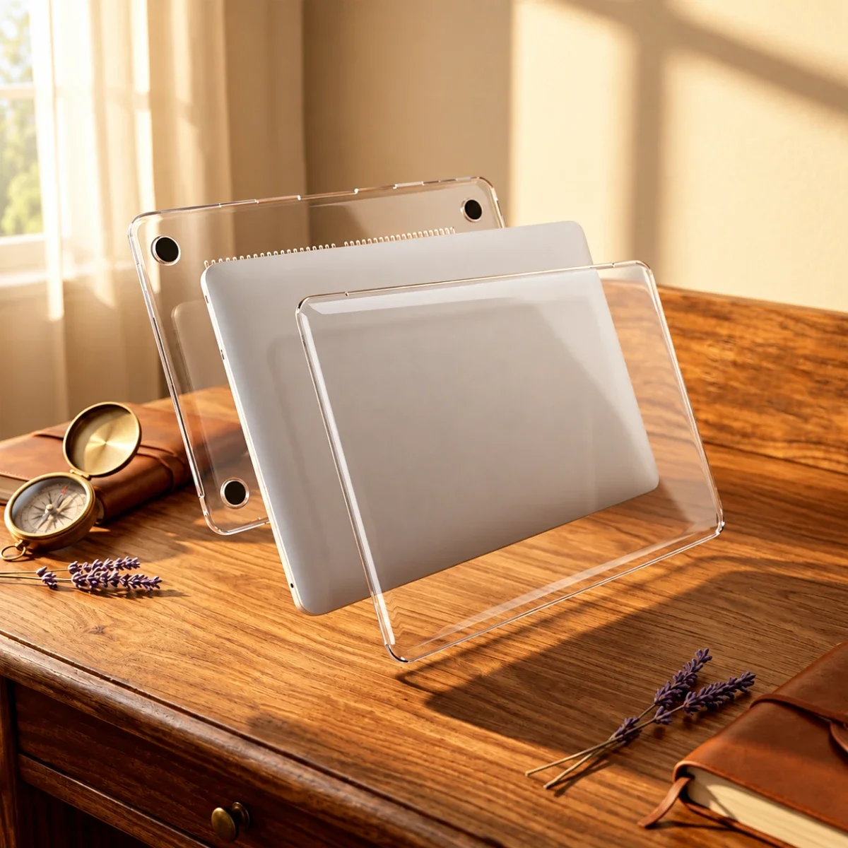 جراب ماك بوك Coteci MB-084-TT كريستال شفاف من سلسلة Universal Crystal لجهاز MacBook Neo A3404 - Thumbnail 6