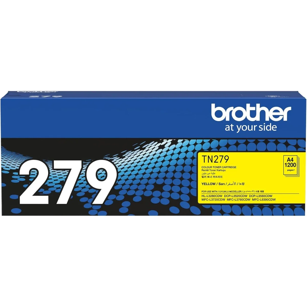 BROTHER TN-279Y Yellow Original Laser Toner Cartridge for 3560