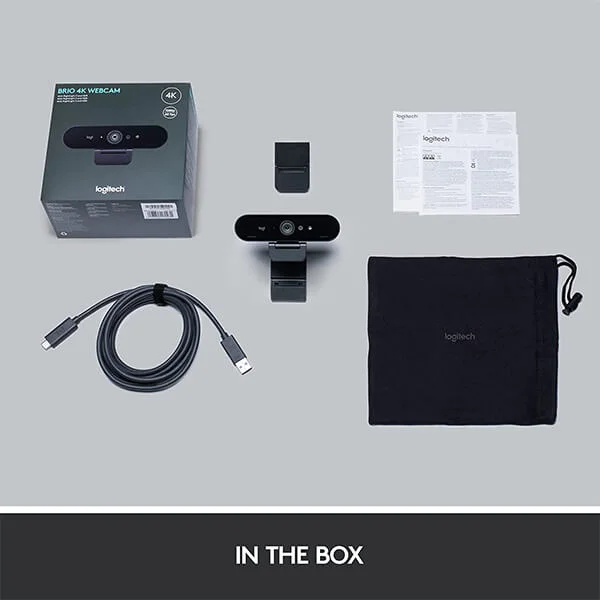 Logitech BRIO C1000e Ultra HD 4K Pro Business Webcam - Thumbnail 4