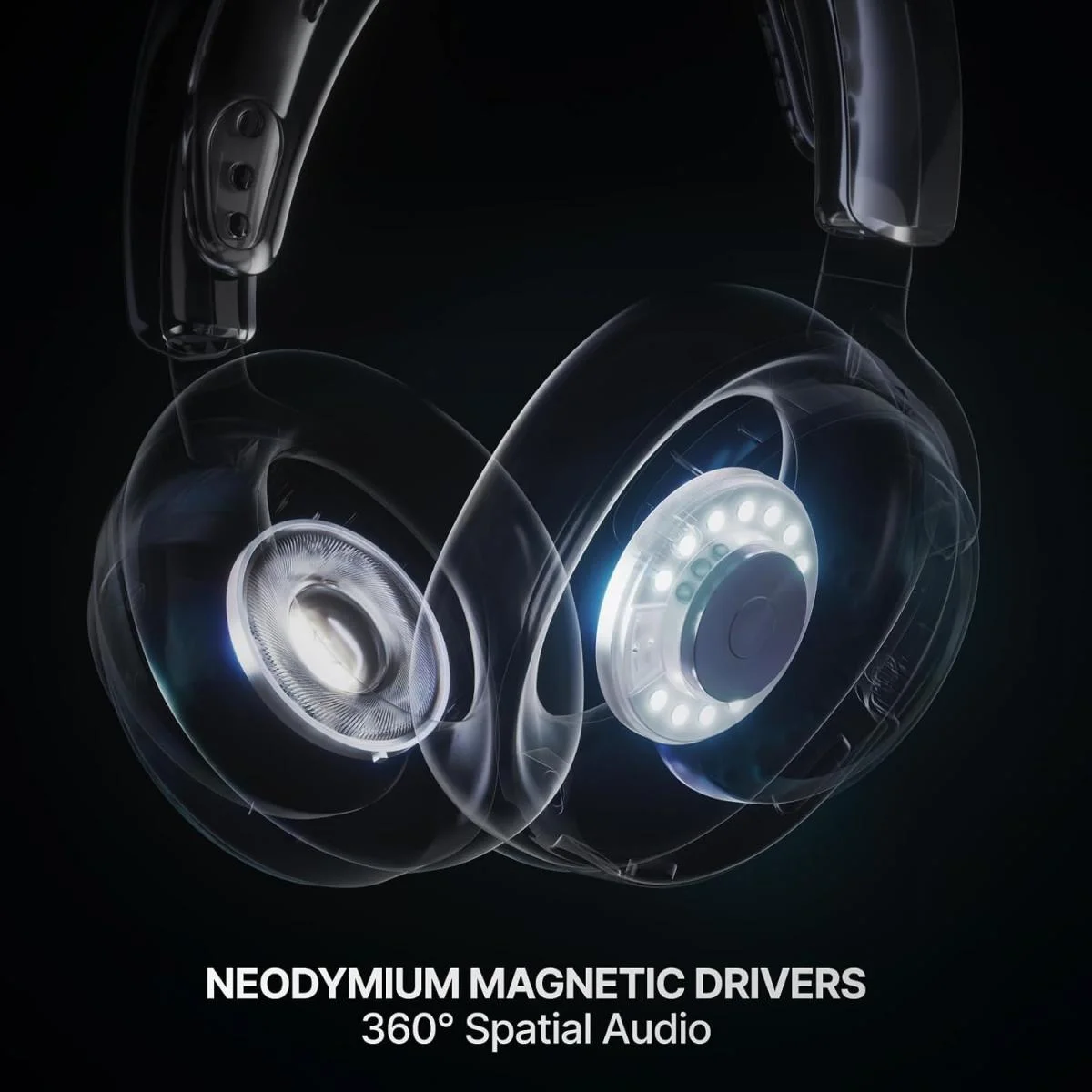 SteelSeries Arctis Nova 7X Wireless Gen 2 Gaming Headset with 2.4GHz and Bluetooth - Black - Image 2