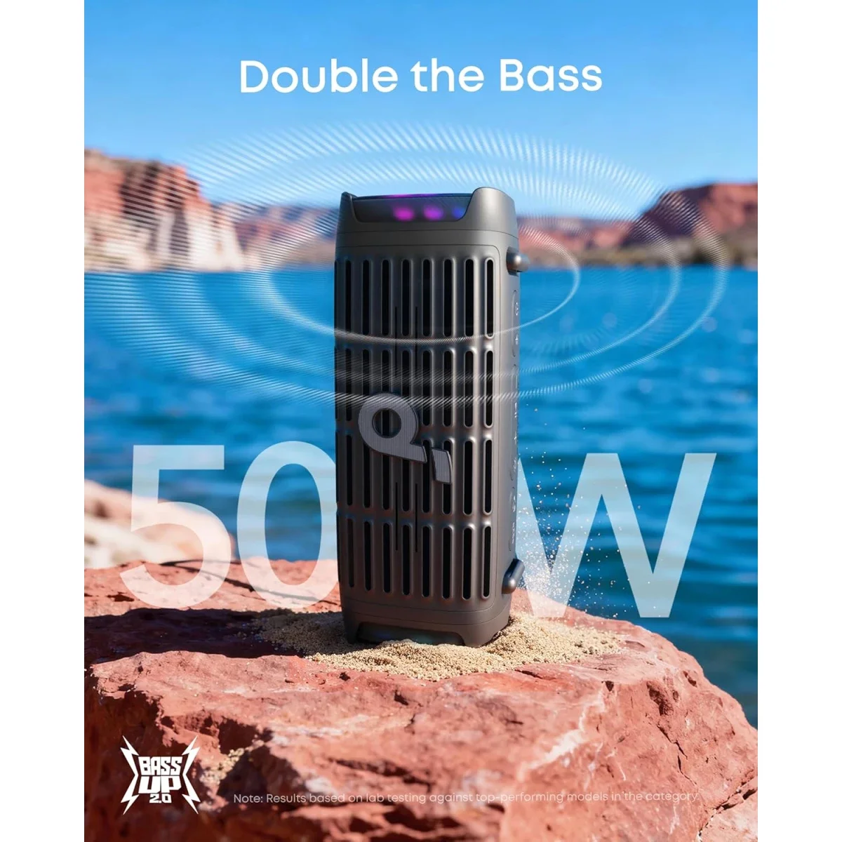 Anker Soundcore Boom 3i 50W Portable Bluetooth Speaker, Black - Thumbnail 6