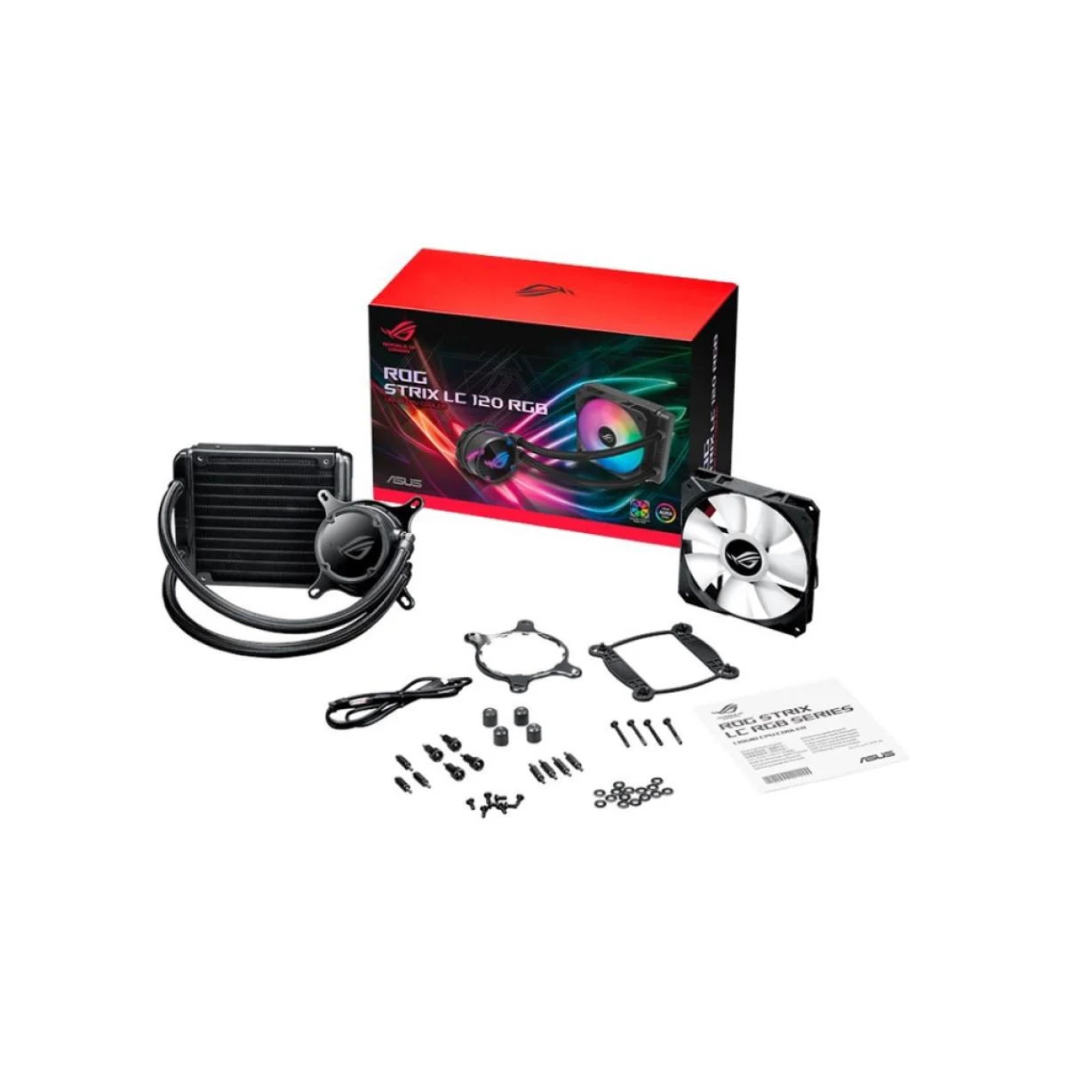 مبرد معالج سائل الكل في واحد Asus ROG Strix LC120 RGB مع Aura Sync ودعم LGA 1700 - Image 3