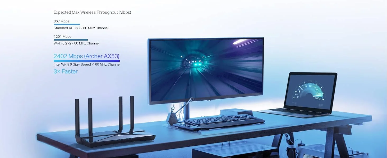 TP-LINK Archer AX53 AX3000 Dual-Band Gigabit Wi-Fi 6 Router - Image 8