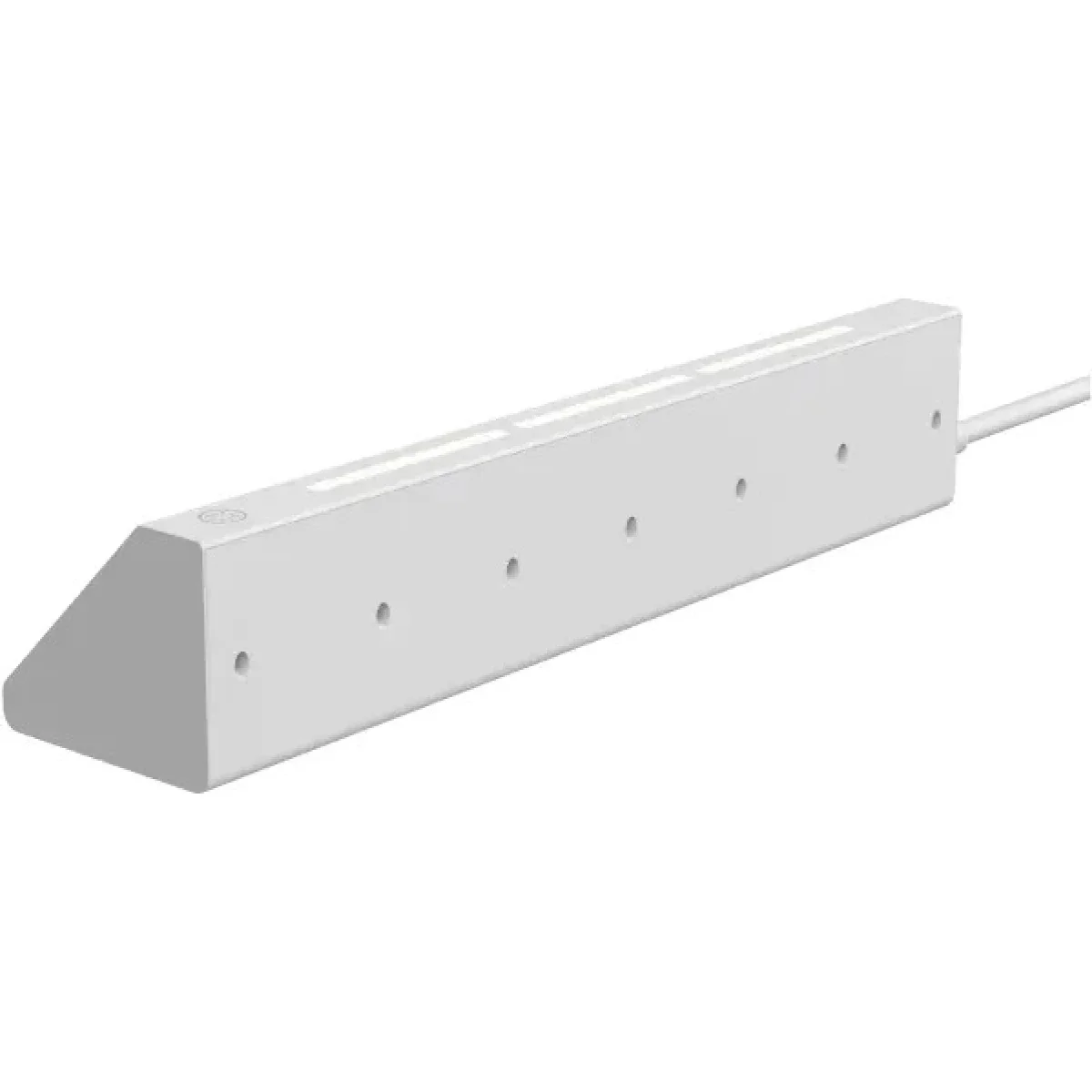 Proove Prism Surge Protector Power Strip with 5 Sockets, 2 USB-C & 2 USB-A Ports - White - Image 3