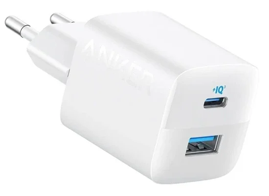 Anker 33W 2-Port USB-C Compact Wall Charger with Foldable Plug - White - Image 7
