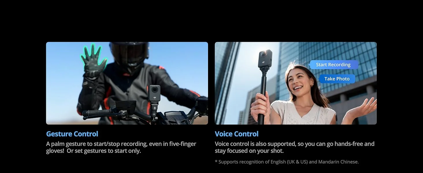 DJI Osmo 360 Adventure Combo 8K 360° Action Camera with 105GB Storage - Thumbnail 30