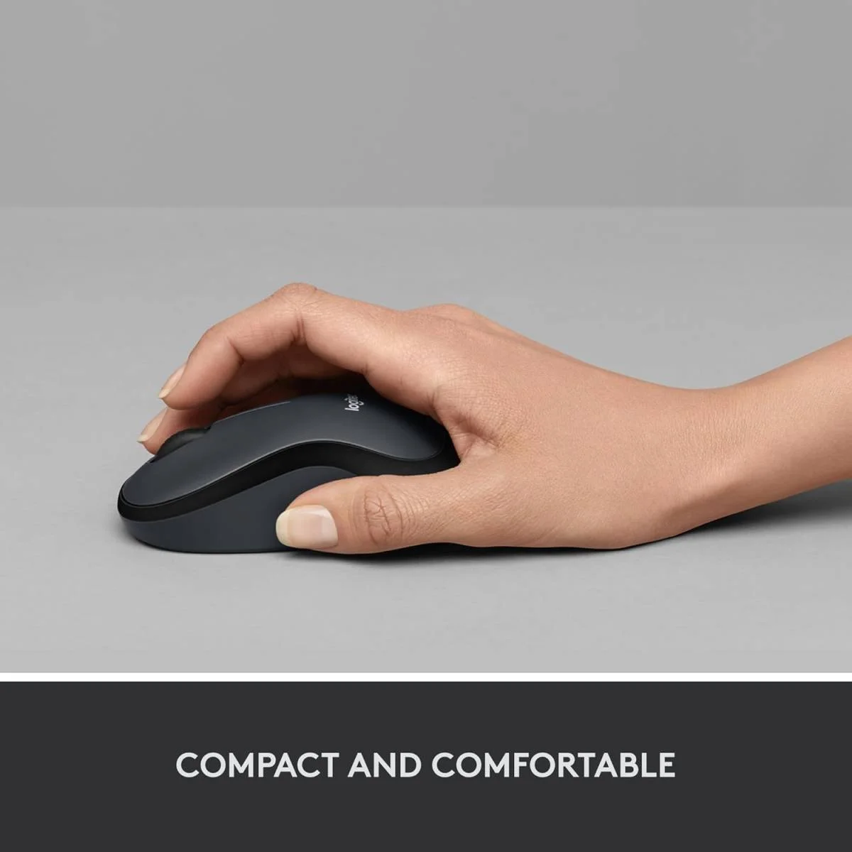 Logitech M220 Silent Wireless Mouse - Black - Image 3