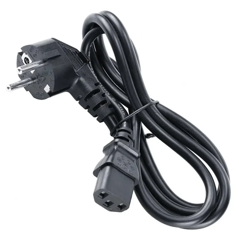 كيبل كهرباء كمبيوتر HAING HI-1037-EPC من قابس أوروبي ثنائي السن إلى IEC C13 بطول 1.5 متر - Image 3