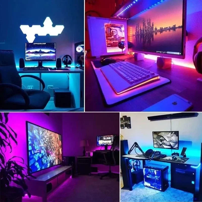 شريط إضاءة LED RGB بطول 3 متر مع ريموت تحكم - Thumbnail 3