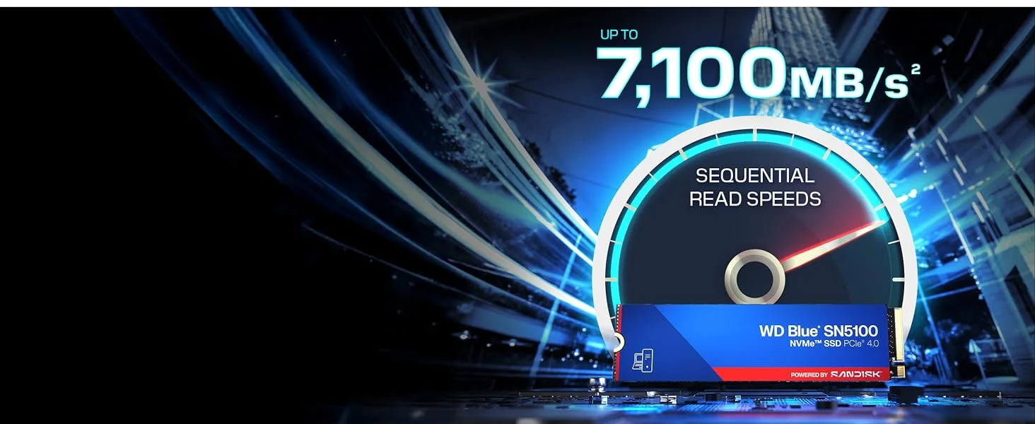 وحدة تخزين SSD داخلية Western Digital WD Blue SN5100 بسعة 2TB M.2 NVMe PCIe Gen 4 - Thumbnail 11
