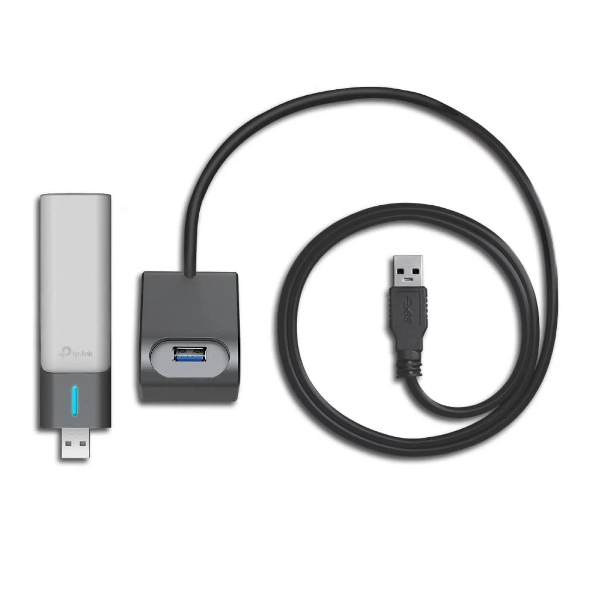 محول واي فاي TP-LINK Archer TX50UH AX3000 Wi-Fi 6 USB 3.0 بسرعة 3000Mbps أسود - Thumbnail 2