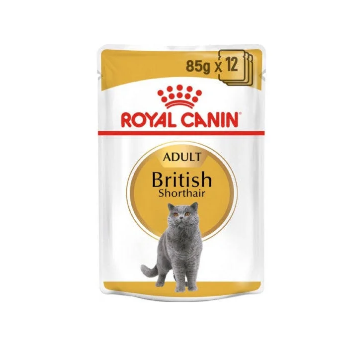طعام رطب للقطط Royal Canin British Shorthair البالغة بصوص 85 غ